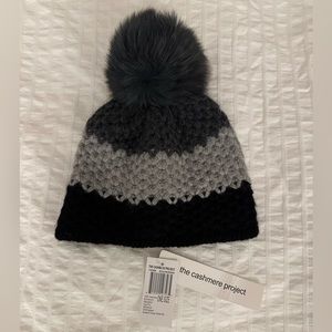 The Cashmere Project, Striped Pom Pom Hat